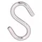 S Hook Stainless Steel 1 3/4L Opening 5/16, 10PK