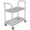 Wire Cart 2 Shelf L41 x W24 x H39 Inch