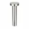 Solid Rivet, Flat, Alu, 3/4 In Lg., 5/32 In Rivet Dia., Plain, 100 Pk