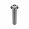 Socket Cap Screw Button Stainless Steel 10-32 X 1, 100PK