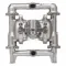 Double Diaphragm Pump, Air, 316 Stainless Steel, Bolt, 1 Inch Fluid Connection Size