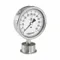 Pressure Gauge, 0 To 100 PSI, 2 1/2 Inch Dial, 2 Inch Tri-Clamp, +/-2% Accuracy, 1032S