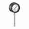 Pressure Gauge, 0 To 15 Psi, 4 1/2 Inch Nominal Dial Size, Bottom, 1/2 Inch Mnpt