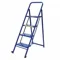 Folding Rolling Ladder, 40 Inch Platform Height, 10 Inch Platform Depth