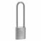 Padlock, 4 Inch Size Vertical Shackle Clearance, 7/8 Inch Height