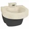 Wash Fountain, Sand, Terreon, D-Shape, 21 1/4 Inch Width, Standard Drain