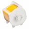 Continuous Label Roll, 2 1/4 Inch X 100 Ft, Polyester, Yellow, Outdoor