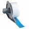 Continuous Label Roll, 1 Inch X 50 Ft, Vinyl, Blue, Outdoor, 0.004 Inch Label Thick