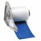 Continuous Label Roll, 2 Inch X 50 Ft, Vinyl, Blue, Outdoor