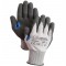 Cut Resistance Glove, 15 Gauge, Red Cuff, Foam Nitrile Coating, 12 Dozen
