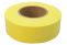 Fluorescent Flagging Tape, Yellow, 1-3/16 Inch Size, 150 Feet Length