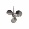 Propeller, With Shaft, 102 mm Blade Dia, Stainless Steel