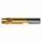 Square End Mill, 4 Flutes, Tin Finish, 3/8 Inch Milling Dia, 3/8 Inch Cut