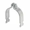 Pipe Conduit Clamp, 0.12 x 17.345 x 1.25 Inch Size, Steel, Electro Plated Zinc