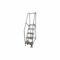 Rolling Ladder, 50 Inch Platform Height, 10 Inch Platform Dp, 30 Inch Platform Width