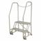 Tilt And Roll Ladder, 20 Inch Platform Height, 10 Inch Platform Dp