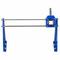 Roller Guide, Sliding Hose Guide Bracket Type, Stainless Steel, Blue