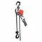 Lever Chain Hoist 1500 lb Lift 5 feet