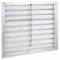 Shutter Wall 36 Inch Single Pannel White Aluminium