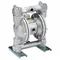 Double Diaphragm Pump, Air, Aluminum, Bolt, 1 in Fluid Connection Size