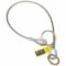 Cable Tie-Off Adapter, 12 Feet Length, Steel, Stainless Steel, Dual O-Ring