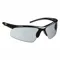 Safety Glasses, Wraparound Frame, Full-Frame, Gray, Black, M Eyewear Size, Unisex