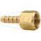 Welding Hose Coupling, 1/4 BARB x 9/16 RH Inch Size, Brass