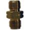 Hose Connector, 9/16 Inch Size, Brass, Oxy-Acetylene Connecting Spud