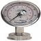 Pressure Gauge, 1-1/2 Inch Size, 316L Stainless Steel