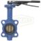 Butterfly Valve, Wafer Style, Iron Disc, Epdm Liner Seal, 4 Inch Size