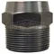 Hex Nipple, Metal Hose Weld, 3/8 Inch Size, Carbon Steel