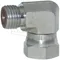 Male x Female Flat Face Swivel Nut 90 Deg. Elbow, Flat Face Thread