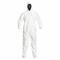 Collared Disposable Coverall, Light Duty, Serged Seam, Bulk, 3XL, 25 Pack