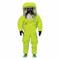 Encapsulated Suit, Tychem 10000, Rear, Taped Seam, Yellow