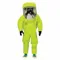 Encapsulated Suit, Tychem 10000, Front, Taped Seam, Yellow