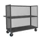 Mesh Stock Truck, 3 Sided, 2 Shelf, Size 24 x 60 Inch