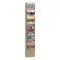 Literature Rack, 20 Large Pocket, Tan