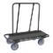 Panel Moving Truck With Polyurethane Caster, Deck Size 12 x 43-15/16 Inch, Gray