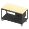 High Deck Portable Table, Maple Top, Size 24-1/4 x 48-1/4 x 31-13/16 Inch