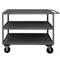 Stock Cart, 3 Shelf, Size 30-1/4 x 54-1/4 x 39 Inch, Gray