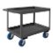 Stock Cart With Polyurethane Caster, 2 Shelf, Size 18-1/4 x 36-1/4 x 37-5/8 Inch