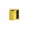 Flammable Safety Cabinet, Self Closing, 43 Inch x 18 Inch x 44 Inch Size, Yellow