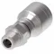 Hydraulic Crimp Fitting, Steel x Steel, Male x Genderless