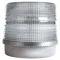 Light Duty Strobe Light, Double Flash, Clear, 120VAC, 1/2 Inch Conduit