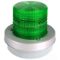 Lampe stroboscopique robuste, verte, 12-48VDC, 8 1/16 pouces de diamètre.