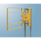 Biztonsági kapu, 31-33.5 hüvelykes átlátszó nyílás, 6061-T6 alumínium