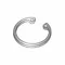 Retaining Ring, Carbon Steel, 0.093 Inch Thickness, Internal Type, 10PK