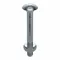 Carriage Bolt, M10 x 1.50 Thread Size, Class 4.6, 25PK