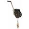 Confined Space W Inch, 620 Lb W Inch Wt Cap, 60 Ft Cable Lg, Steel, Swivel Snap Hook