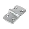 Left-Hand Detachable Combination Hinge, Silver, Die-Cast Aluminum, Slot Size 10